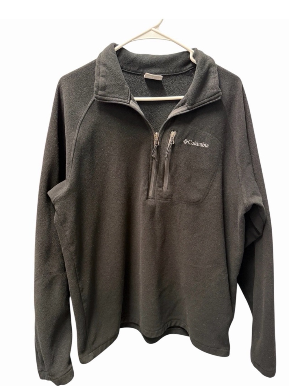 Columbia Black Fleece 1/4 Zip Pullover Men's Large